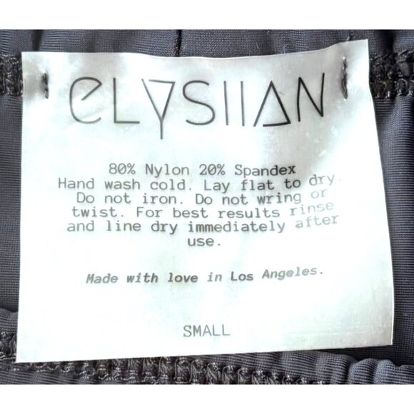 Elysiian One-Shoulder Milos Bikini Black Geometric S/XS Resort Beach Cruise - Picture 8 of 12